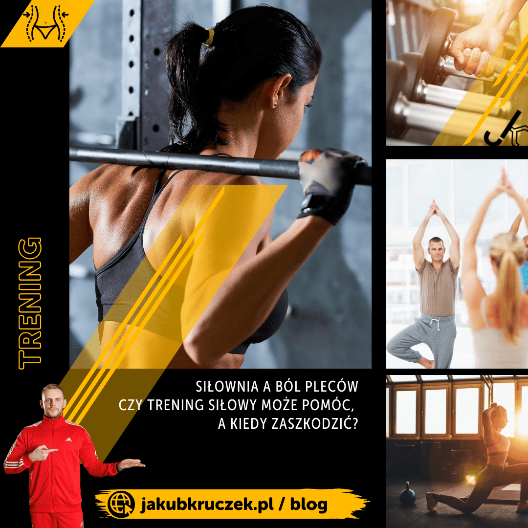 Siłownia a ból pleców: czy trening siłowy może pomóc, a kiedy zaszkodzic?